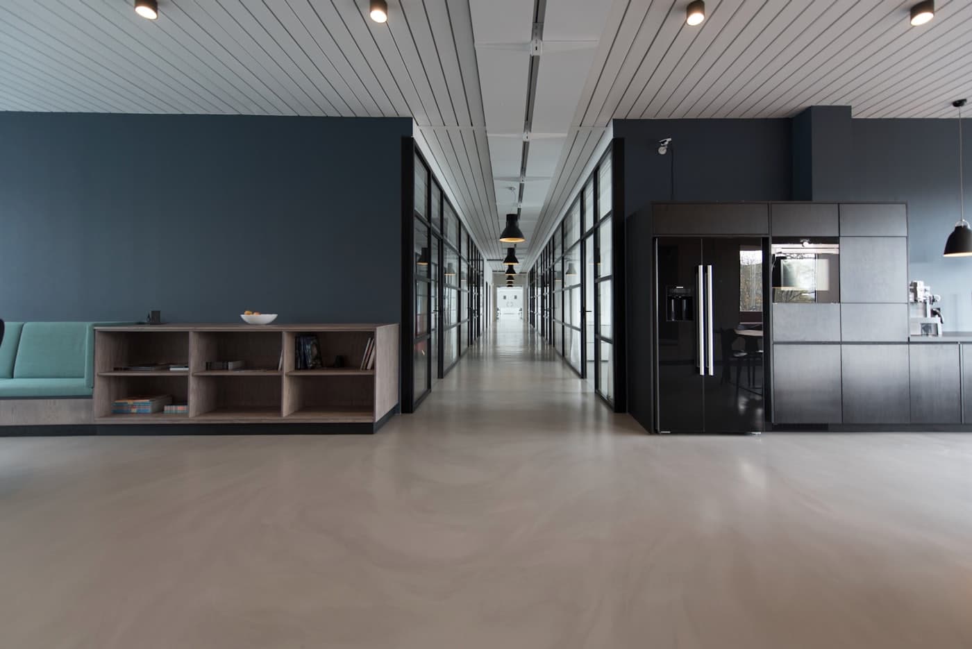 Quiet professional office with natural light