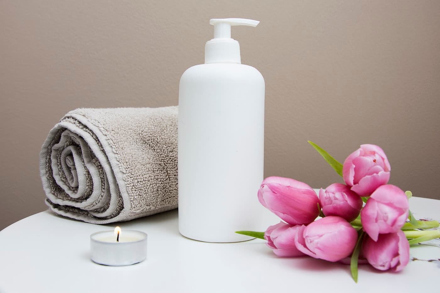 Calm wellness treatment room with natural light