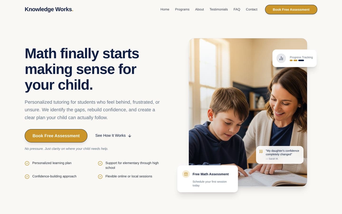 Knowledge Works website preview